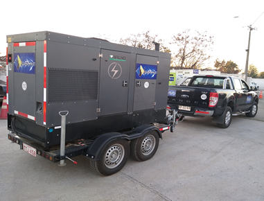 Todos nuestros equipos están instalados con carro de arrastre para traslado inmediato